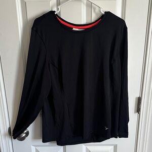 Old Navy Active Black and Red Top